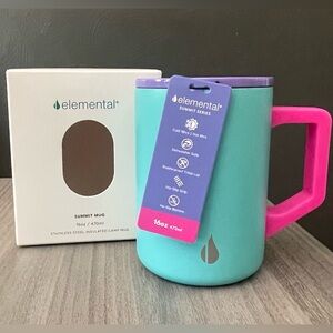 Elemental 16oz Insulated Coffee Mug – (Brand New)